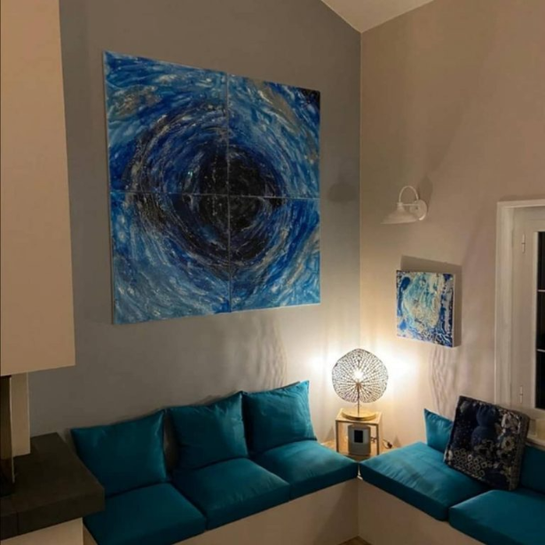 Nuit étoilée - 160 x 160 cm - CP