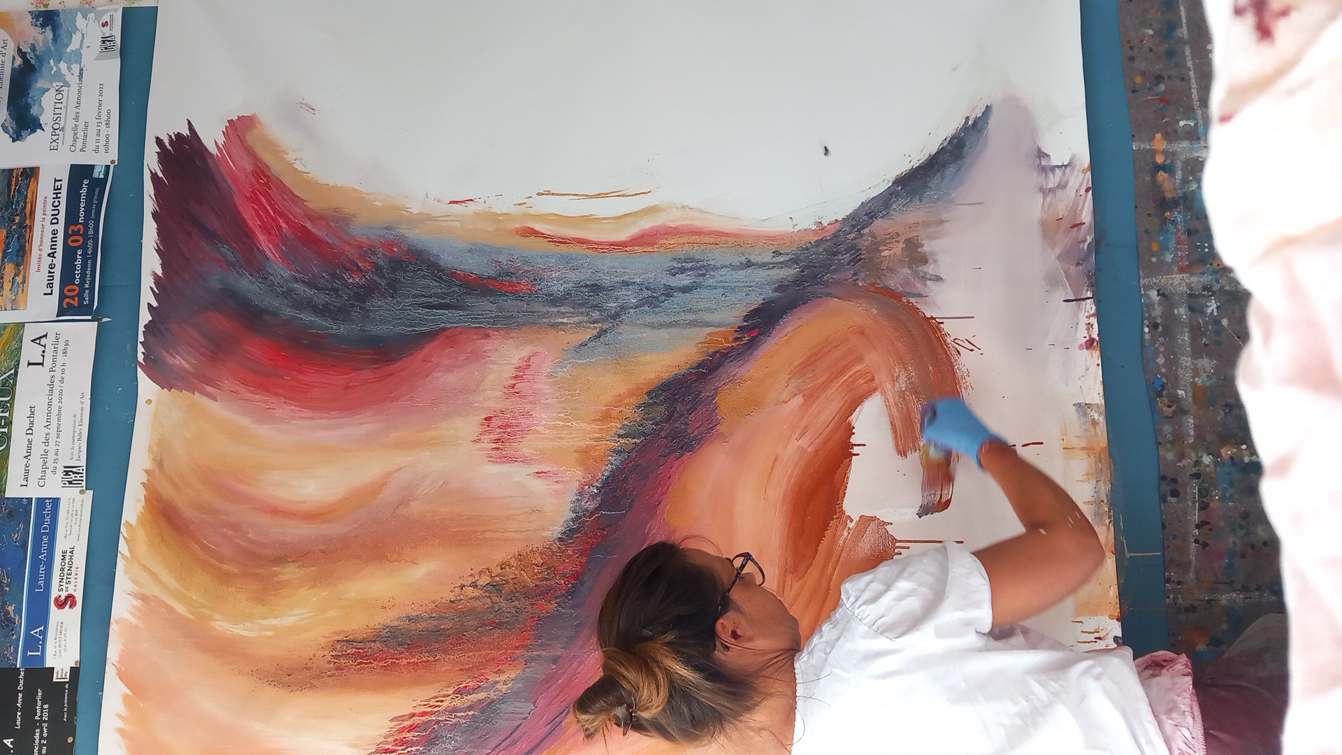 Laure-Anne Lemaire dans son atelier - 2