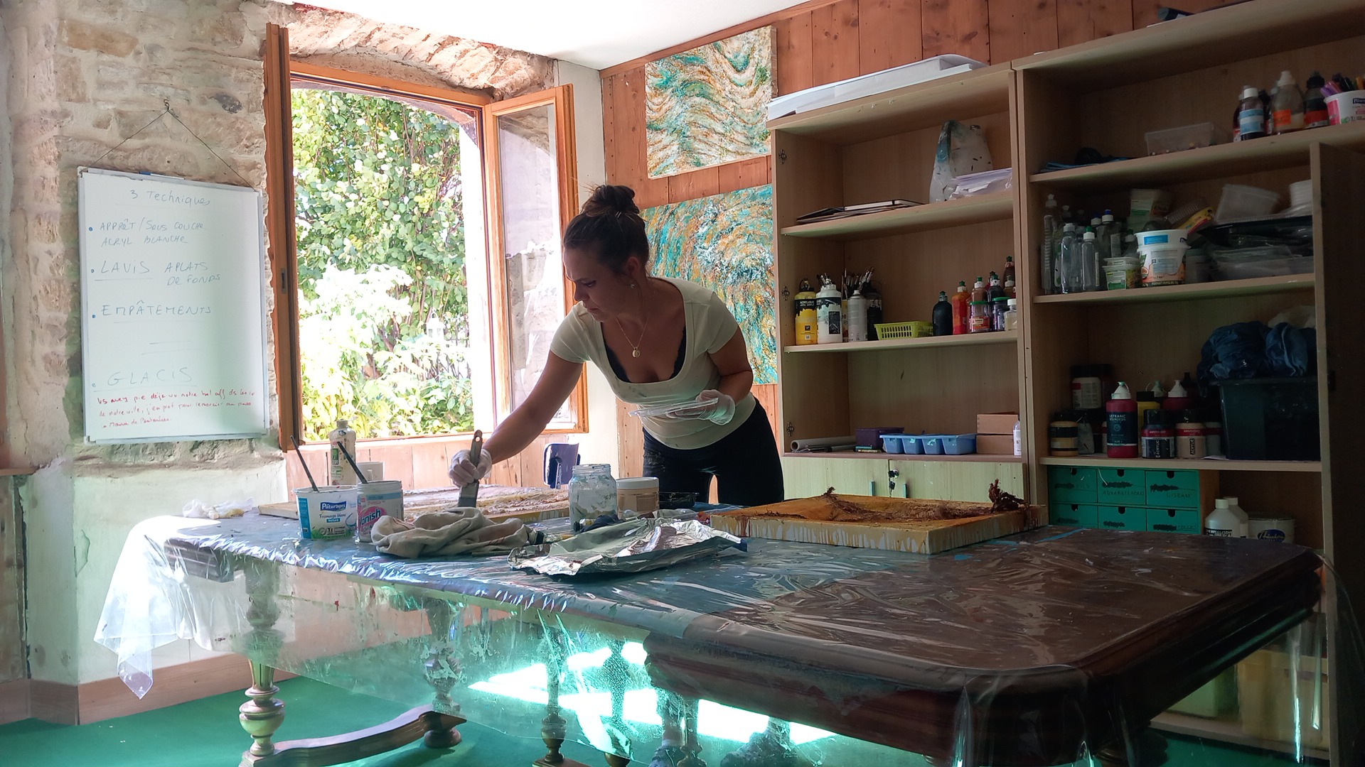 Laure-Anne Lemaire dans son atelier - 3