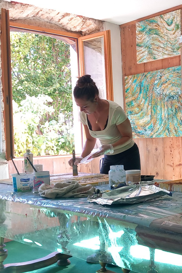 Laure-Anne Lemaire dans son atelier - 4