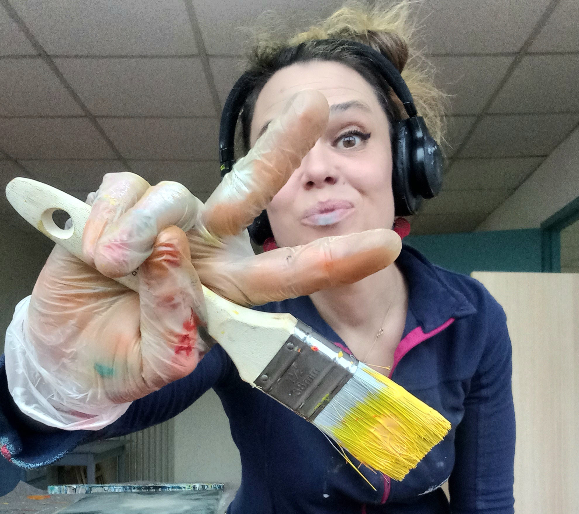 Laure-Anne Lemaire dans son atelier - 19